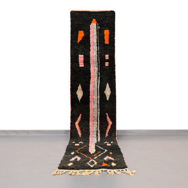 Moroccan Vintage Runner Rug 2.4 x 10.9 feet - Ettilux Home